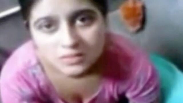 Paki muslim bhabhi mouthfuck in bathroom showing beautiful boobs nipples putting dick in mouth blowjob bitch