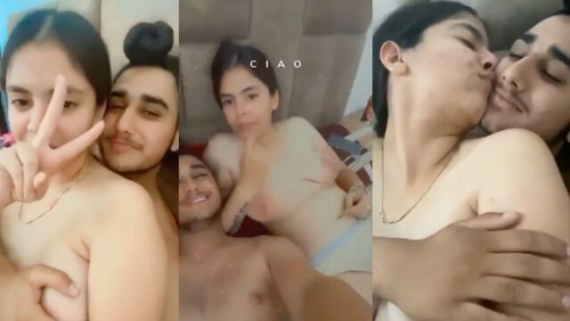 Hot Punjabi sexi Chandigarh babe facking with her BF ,milky boobs naked video