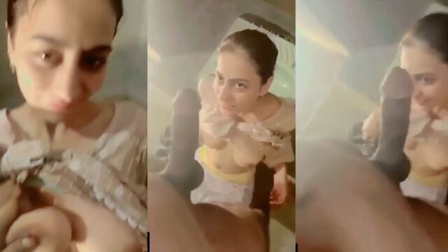 Nude Video Of Lahore Pakistani Tiktoker’s Boobs Squeezed In The Toilet By Her Boyfriend Viral Video
