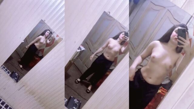 White Pakistani Tiktoker Leaked Nude Selfie Video