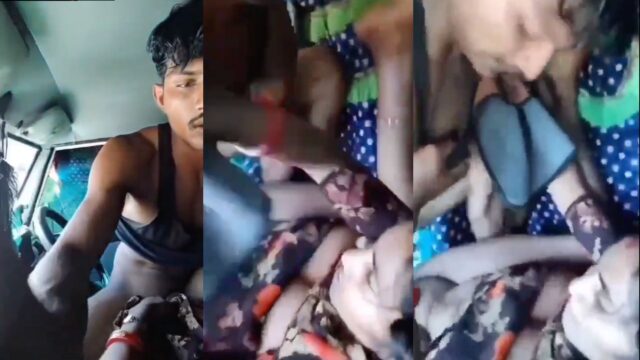 Rajasthani tempo driver fucking maal in cabin, Video Viral with Clear Audio