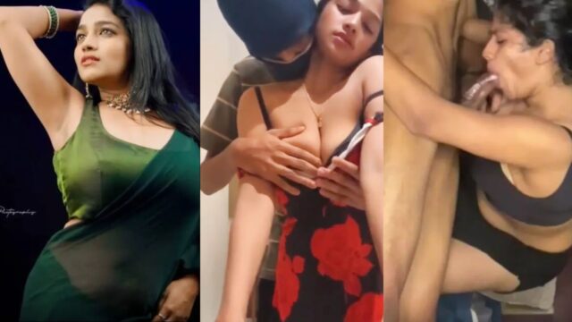 Hot Tamil actress Lavanya’s boobs pressed and giving blowjob, Lavanya Leaked video