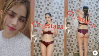 Paki tiktok girl Misho khalifa ka Live Bathroom sex video viral, Misho khalifa Leaked MMS Video ( All Parts Available) Sexy Shower and Masterbation