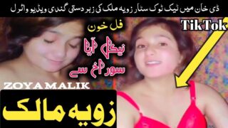 Pakistani Tiktoker Zoya Malik Red Bra Leaked video viral