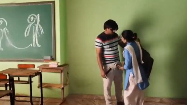 Sexy Pakistani college girl groped and fucked by classes sir
