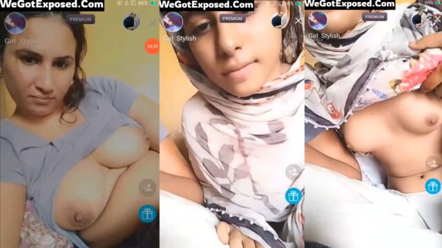 Paki randi live call sex with her daughters, Leaked mms