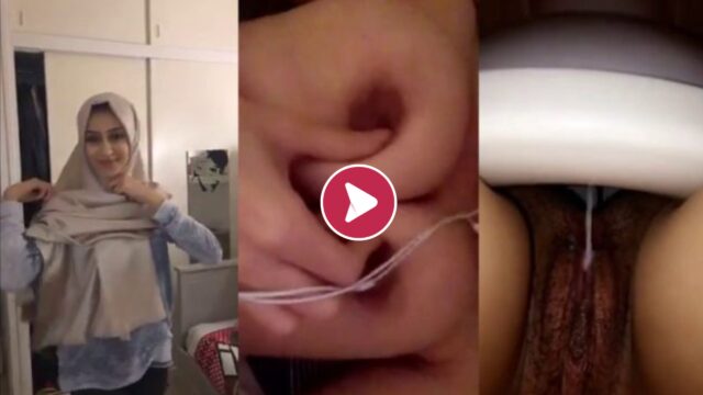 Hot Pakistani Lady Shows Cum Pouring Out Of Her Pussy After Masturbating, Flaunts And Pinches Her Boobs