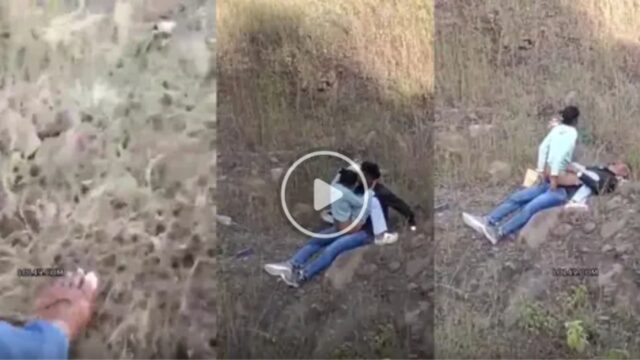 College girl and boyfriend’s hot outdoor mms Leaked