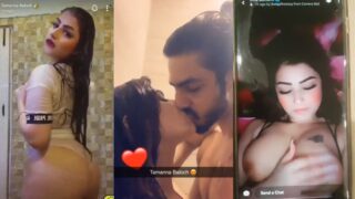 Hot Pakistani TikToker Tamanna Baloch Blowjob & Fucking viral clips